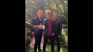 Billie Joe Armstrong almost BURNT his hand!! | Green day photoshoot