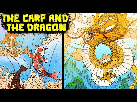 The Carp and the Dragon: The Legend of the Origin of the Chinese Dragon - Chinese Mythology