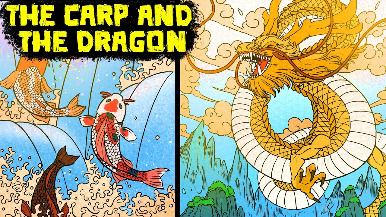 The Carp and the Dragon: The Legend of the Origin of the Chinese Dragon - Chinese Mythology