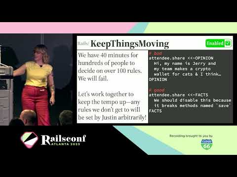RailsConf 2023 - Let's Standardize Rails, Once and For All! by Justin Searls, Meagan Waller