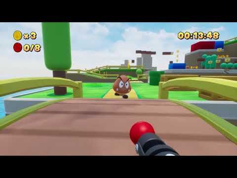 The Super 1-1 Challenge (FPS Super Mario Bros.) - Knockback bug! (Mapcore Challenge)