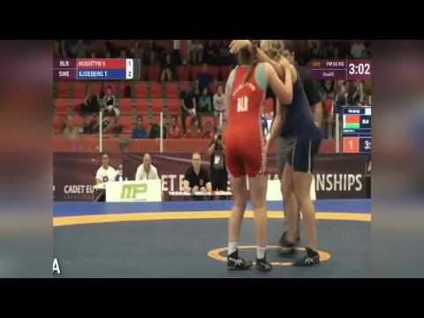 Yana Hushtyn-Throw freestyle wrestling