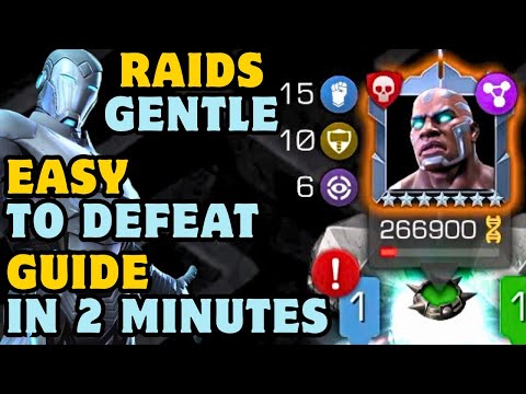 Raids Gentle Guide In 2 Minutes. EASY To Defeat | Alliance Raids | Mcoc
