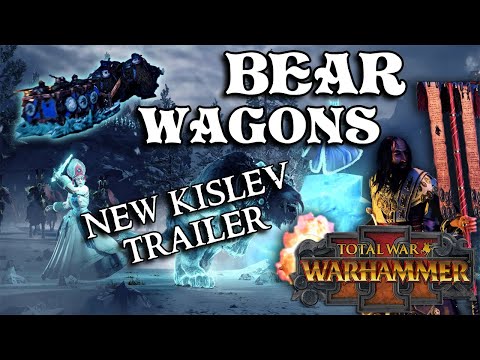 WE ARE GETTING BEAR WAGONS! New Kislev Trailer Ft. Ice Witches & Snow Cat - Total War Warhammer 3