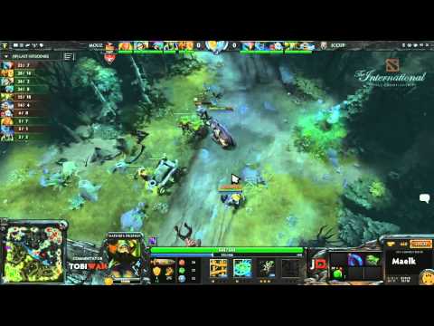 Mousesports vs iCCup Game 1  DOTA 2 International Western Qualifiers - TobiWan & Soe