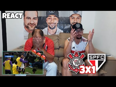 REACT CORINTHIANS 3X1 SÃO PAULO - PRA ENCERRAR A TRISTE TEMPORADA!