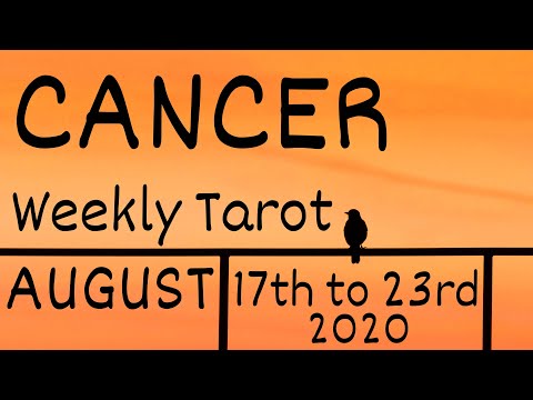 CANCER - You’re Going To Win - Weekly Tarot (August 17th to 23rd 2020)