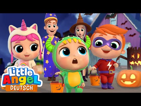 Kleine Geister auf Klingeltour | Halloween-Kinderlied | Little Angel Deutsch