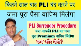 PLI Surrender Procedure | PLI Surrender Value Calculator | Best Time For PLI Policy Surrender | pli