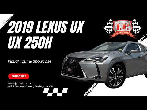 2019 Lexus UX UX 250h CVT in Gray for sale at JP Motors in Burlington, ON