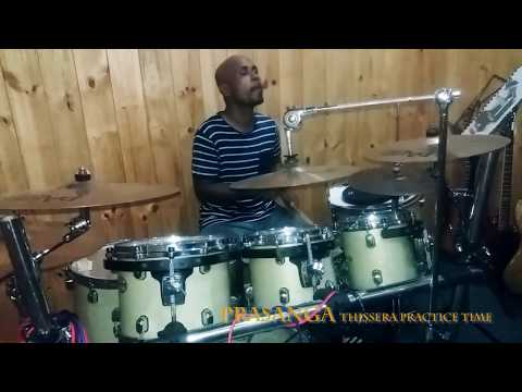 Prasanga Thissera Drums Practice Session