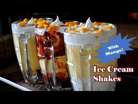 Thick Ice Cream Milkshake Coolers| Ice cream shakes|3 in 1 recipe!