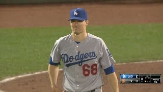 LAD@SF: Stripling tosses 7 1/3 no-hit frames in debut
