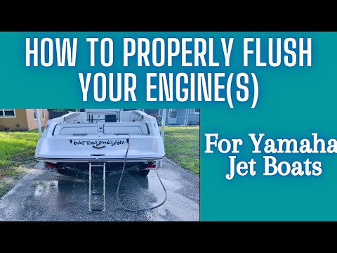 How To Properly Flush Yamaha Marine Engines. Specifically Jet Propulsion Boats. Yamaha 210 FSH Sport