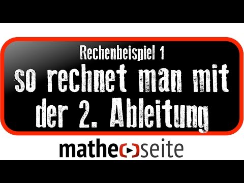 Krümmung berechnen mit der 2. Ableitung der Funktionsgleichung f''(x) , Beispiel 1 | A.11.03