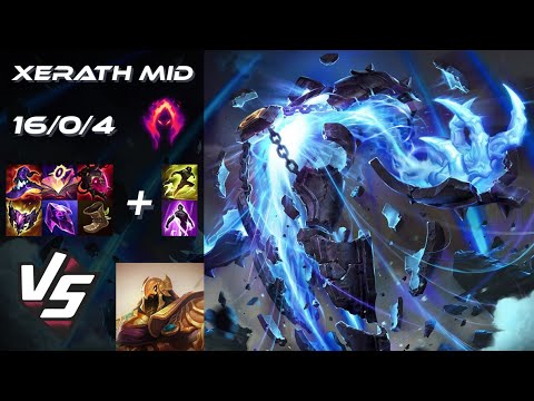 MID Xerath vs Azir - NA Grandmaster Patch 25.S2.8