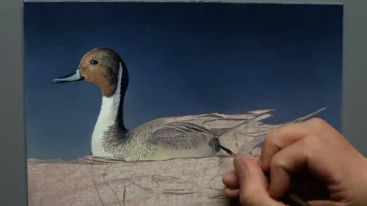 realistic wildlife oil painting tutorial by chuck black