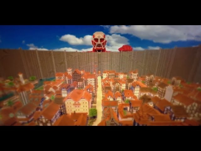 Project Shiganshina District (Attack on Titan) Minecraft Map