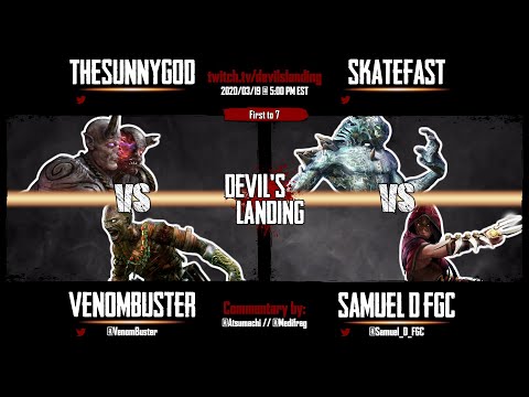 Devil's Landing Week 33 - TheSunnyGod vs VenomBuster / Skatefast vs Samuel D FGC