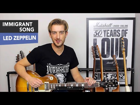 Immigrant Song tutorial - the greatest Led Zeppelin riff?