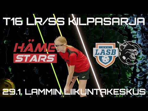 T16 LR SS, runkosarja. HÄME STARS vs. LASB / SB HEINOLA