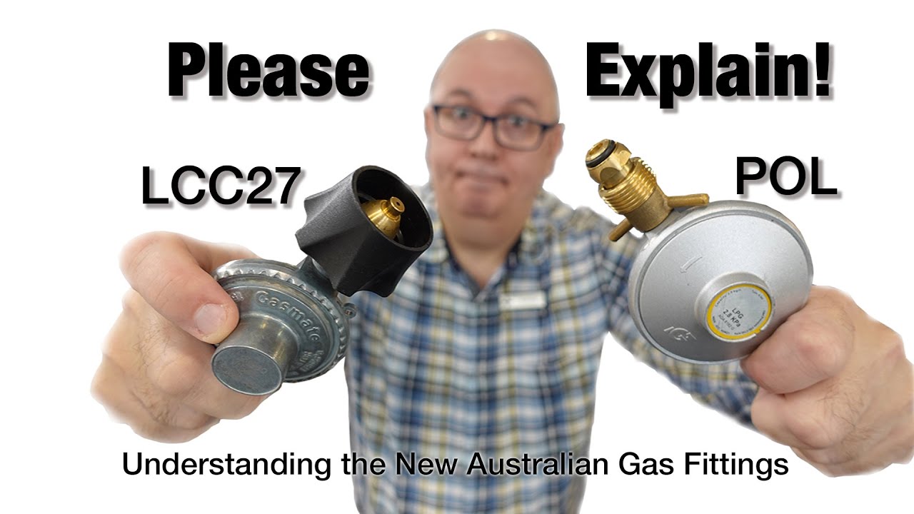 Watch video LCC 27 vs POL Gas Fitting - What's the difference Now LCC 27 vs POL Gas Fitting - What's the difference