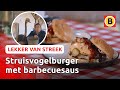 Struisvogelvlees lekker? ? Chef Danny Jansen test het uit | Lekker van streek