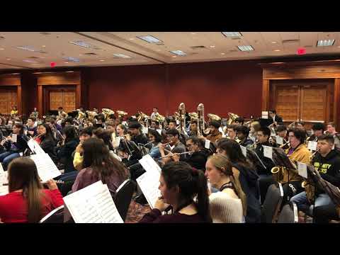 TMEA 6A All State Symphonic Band 2020 in Rehearsal