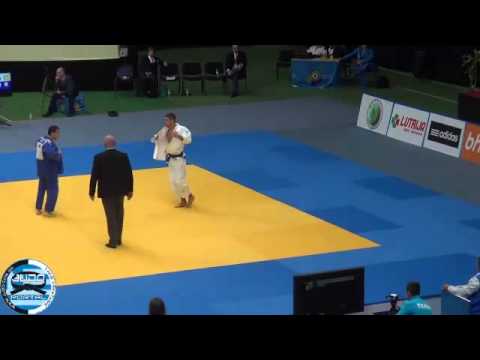European Judo Championships Juniors Sarajevo 2013 -66kg AZOIDIS Georgios (GRE) - KODIRI (RUS)