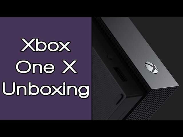 Xbox One X Unboxing 