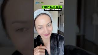 ADU Gaya Enzy Storia & Cinta Laura di Paris Fashion Week, Tampak Seksi Berbalut Gaun Semi Transparan