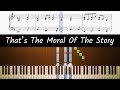 How To Play Piano Part Of Moral Of The Story By Ashe