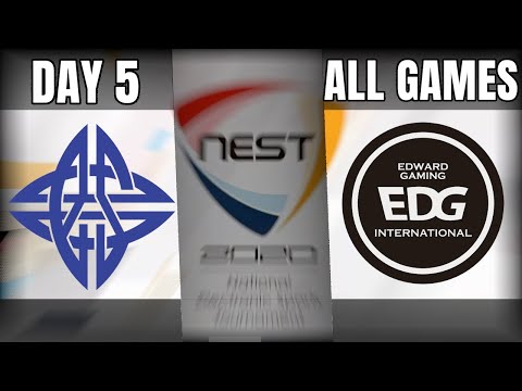 ES vs EDG ALL GAMES | DAY 5 NEST 2020 | eStar Gaming vs Edward Gaming [Unofficial Stream]