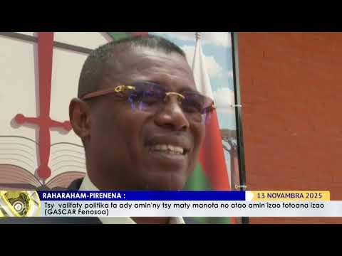NEWS OF NOVEMBER 13, 2025 BY TV PLUS MADAGASCAR