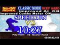 Smash Remix Classic Mode Speedrun With Polygon Yoshi VERY HARD In 10 27