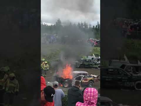 Big fire at gander derby