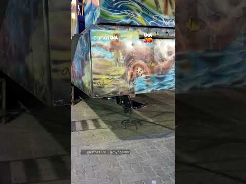 vídeo NOT+UOL: Brinquedo sustentado por cadeira em parque de diversões no CE assusta frequentadores