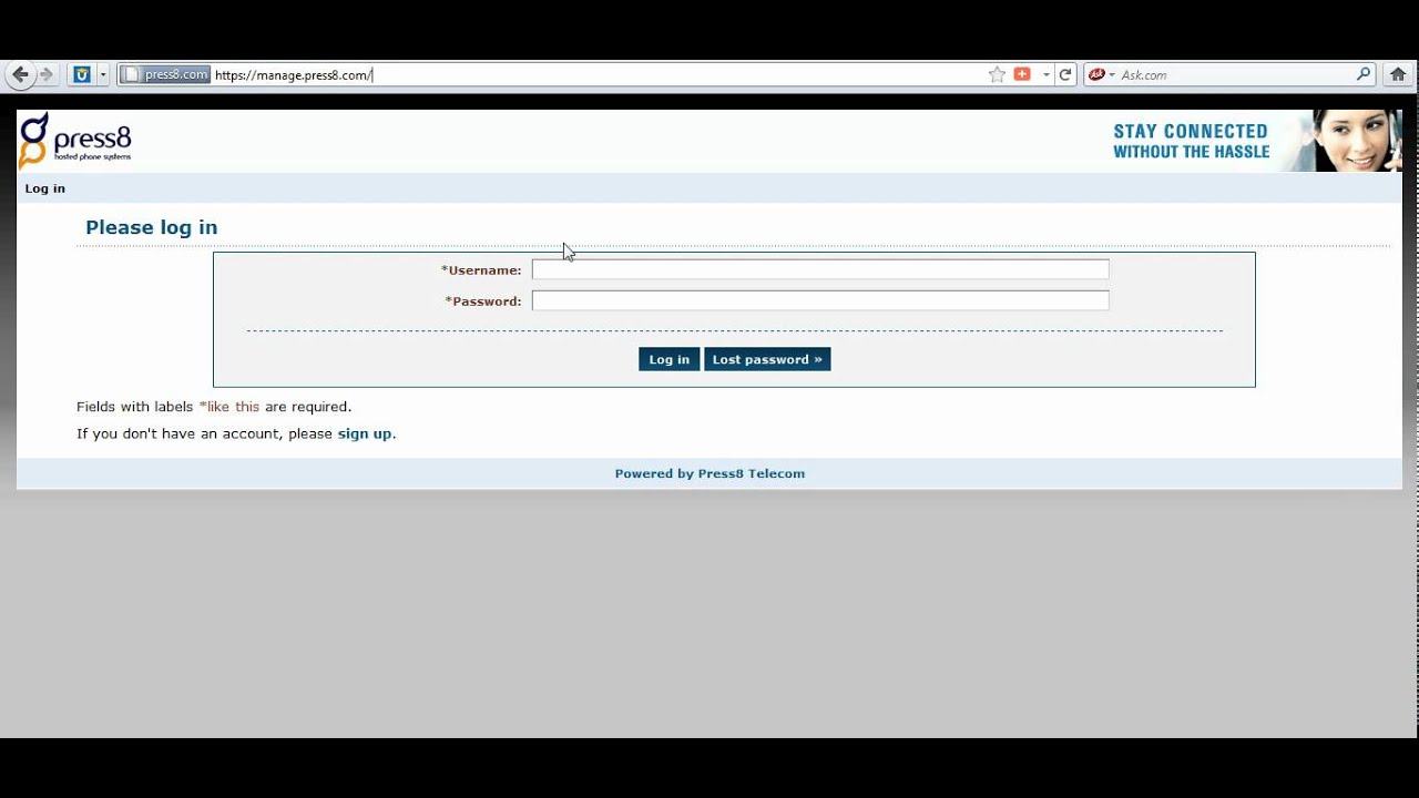 How to Login to your Control Panel