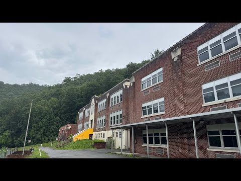 ASMR AT AN ABANDONED SCHOOL IN THE RAIN