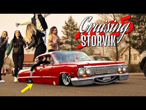 Swedish Pilsnerbilar, RatRod Lowriders & Raggare Cars ( Storvik Cruising 2025 Pilsnerbilar & Party )