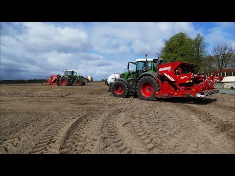 Kartoffeln pflanzen/legen 2017 | Fendt 826, 824, 724, 820 | Grimme GL 420 Exacta | potato planting