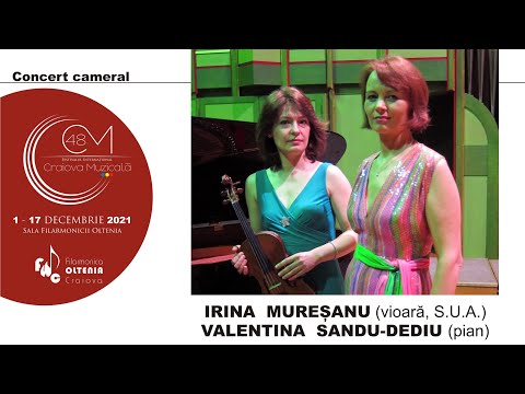 Concert cameral Irina Muresanu-Valentina Sandu-Dediu