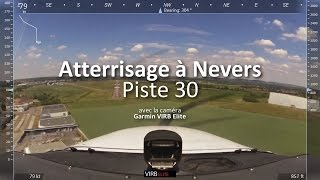 preview picture of video 'Atterrissage Nevers Piste 30 (Garmin VIRB Testeur)'