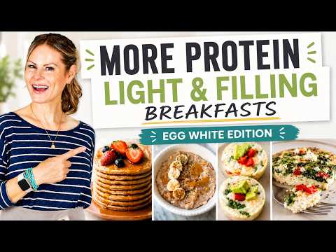 EGG WHITE RECIPES | High-Protein Breakfast, Lower-Calorie Meal!