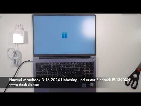 Huawei MateBook D 16 2024 Unboxing and First Impressions i9 13900H