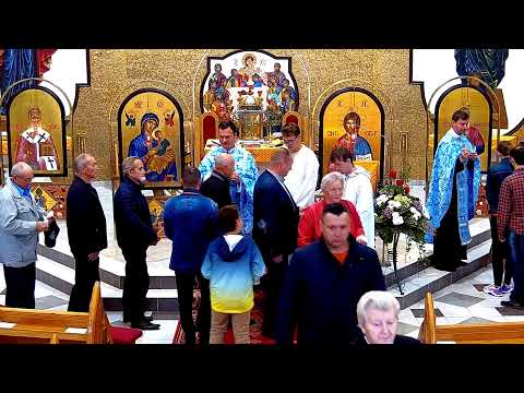 1.102023 7:00 Ruženec 7:30 Sv. Liturgia -18. NEDEĽA PO PEDESIATNICIÍ.