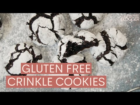 Gluten Free Crinkle Cookies Recipe | Christmas Baking