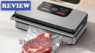 WONMAKE 95Kpa Vacuum Sealer 10in1 Stainless Steel - Review 2025