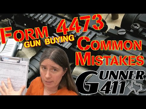 Common Mistakes: 4473 ATF Form