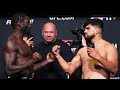 UFC Vegas 34: Weigh-in Faceoffs